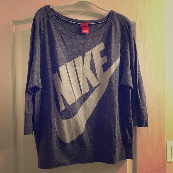 Nike Tops - Nike lightweight sweatshirt gray XL